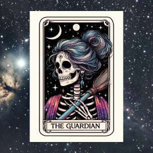 Cartão Dia das Mães Esqueleto O Guardião Tarot