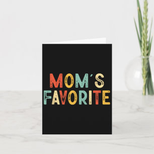 Cartão Dia das Mães Favorito da Mamãe Engraçado Favorito