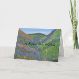 Cartão Dia das mães feliz, avó