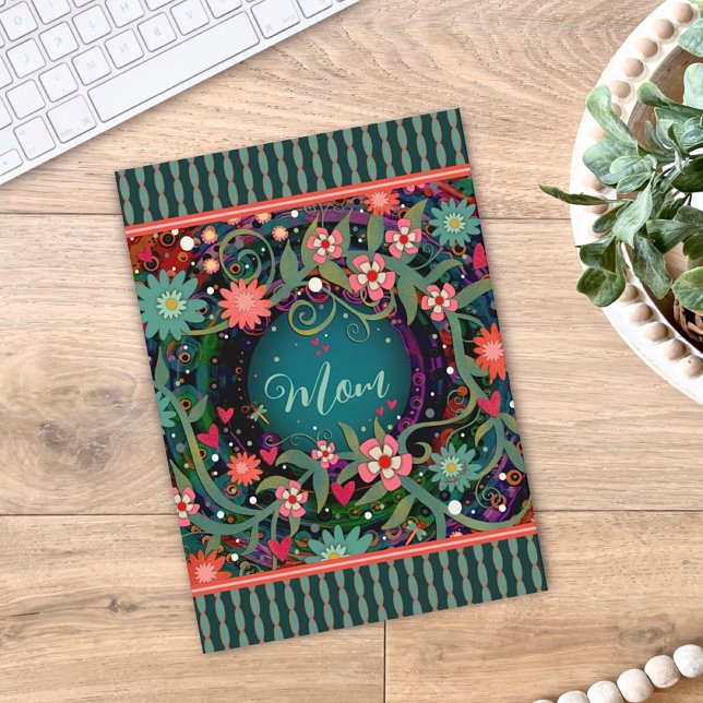 Cartão Dia das Mães Felizes e Bonito Elegantes Modernas e (Criador carregado)