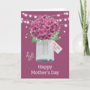 Cartão Dia das Mães Floral Rosa Bonito