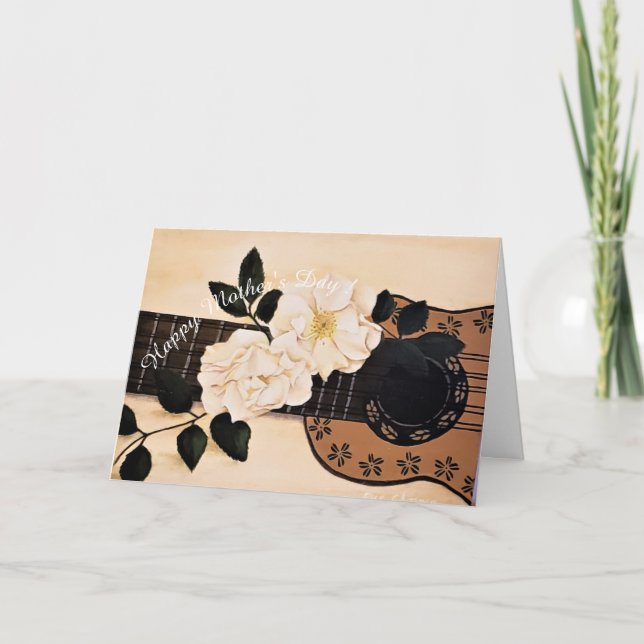 CARTÃO DIA DAS MÃES GUITARRA (Frente)