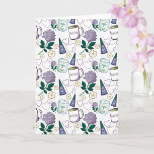 Cartão Dia das Mães Lavanda