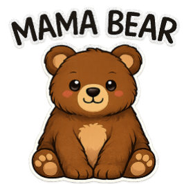 Cartão Dia das Mães Mama Bear