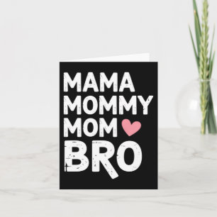 Cartão Dia das Mães Mamãe Mãe Irmão