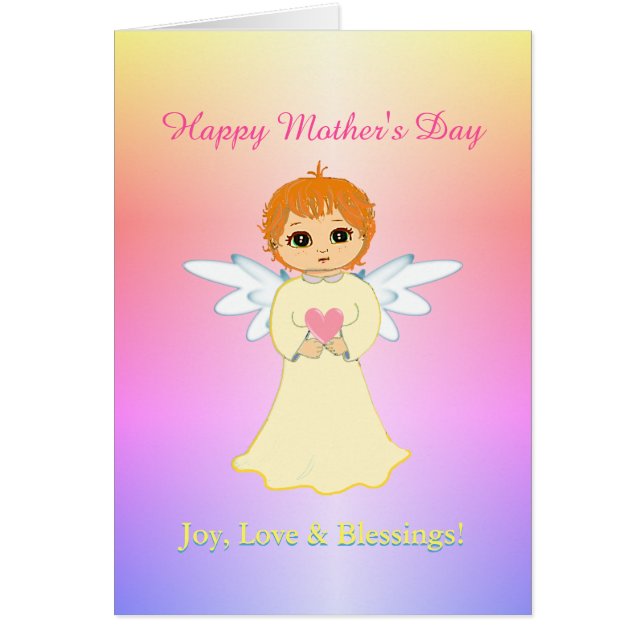 Cartão Dia das Mães Pequeno Anjo (Frente)