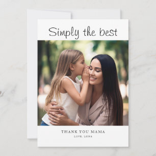 Cartão Dia das Mães Personalizado com Foto de Festa