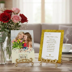 Cartão Dia das Mães Personalizado I Foto & Mensagem Pesso