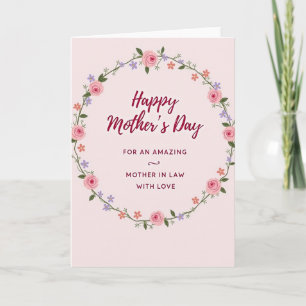 Cartão Dia das Mães Políticas Card Roses