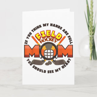 Cartão Dia das Mães S Esporte Legal Hockey Mãe Amante 