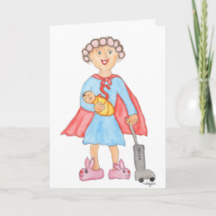 Cartão Dia das Mães Super Mãe
