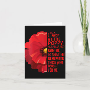 Cartão Dia das Mulheres Veteranas Nós Não Esquecemos Flor