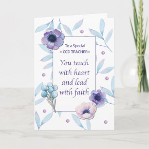 Cartão Dia de Apreciação de Professores Obrigados de Prof