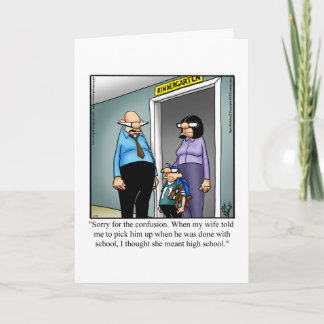 Cartão Dia de Apreciação do Professor Engraçado