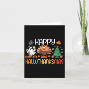 Cartão Dia de as Bruxas engraçado de Camisa de Hallothank