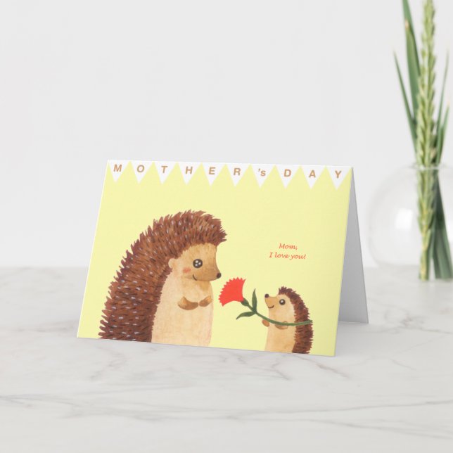 Cartão Dia de as mães (Frente)