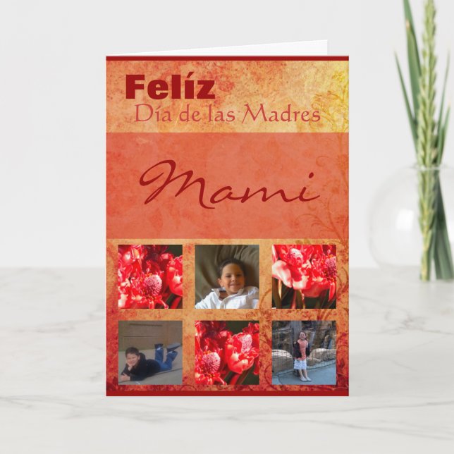 Cartão Dia de as mães (Frente)