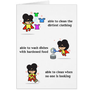 Cartão Dia de as mães Bonito Super Mãe