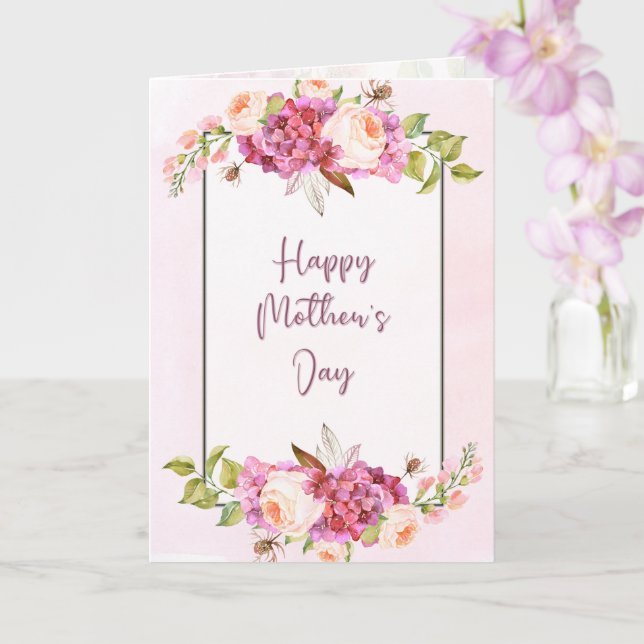 Cartão Dia de as mães Buquê Feliz (Orquídea)