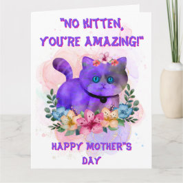 Cartão Dia de as mães da mãe incrível