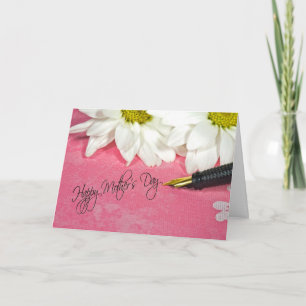 Cartão dia de as mães Daisies