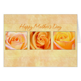 Cartão dia de as mães de 3 Rosas