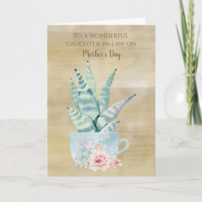 Cartão Dia de as mães de cunha (Frente)