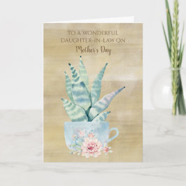 Cartão Dia de as mães de cunha