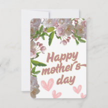 Dia de as mães de Flores Rosa