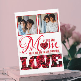 Cartão Dia de as mães de Fotografia Moderna da Calliograf