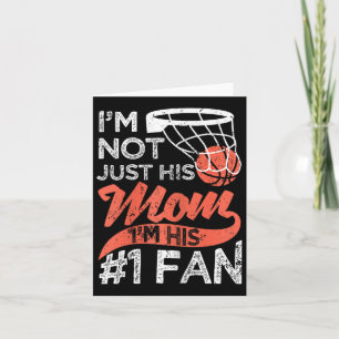 Cartão Dia de as mães do jogador-mãe Bysketbyll Número da