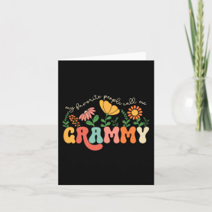 Cartão Dia de as mães do Pessoas Call Me Grammy Favorito