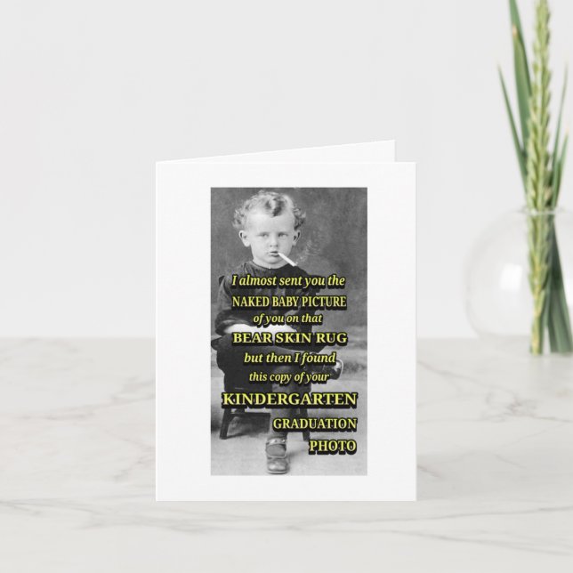 Cartão Dia de as mães engraçado (Frente)