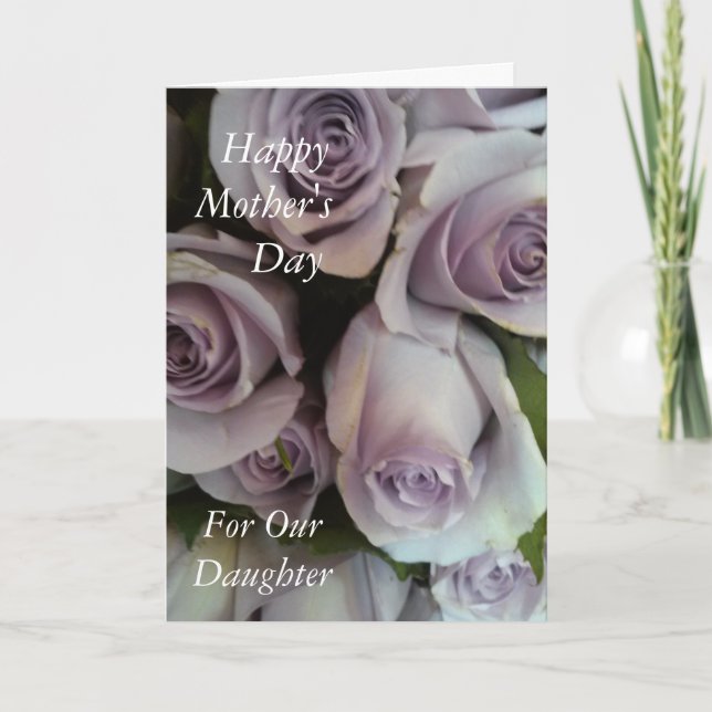 Cartão Dia de as mães Feliz (Frente)