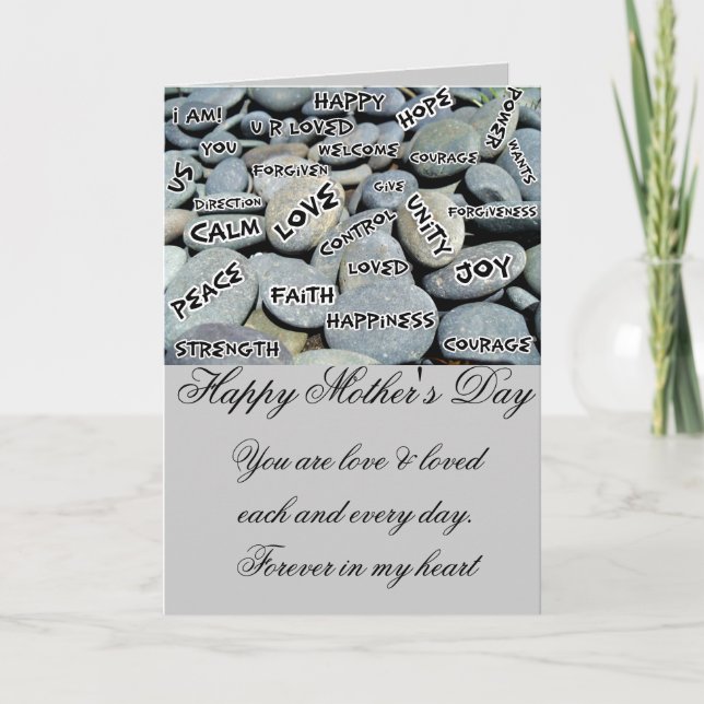 Cartão Dia de as mães feliz_ (Frente)