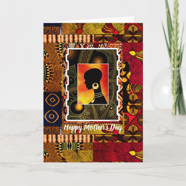 Cartão Dia de as mães Feliz (Frente)