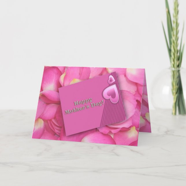 Cartão Dia de as mães Feliz (Frente)