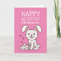 Dia de as mães Feliz da Cartografia Animal Cony