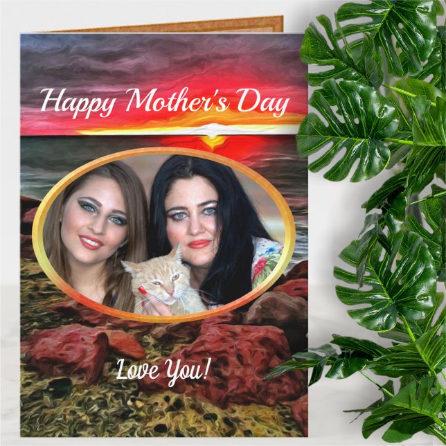 Cartão Dia de as mães Feliz do Bandera Sunset 914 (Criador carregado)