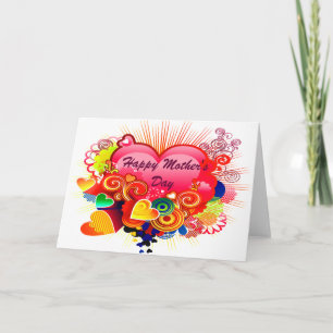 Cartão Dia de as mães Feliz (Mãe)_Placa