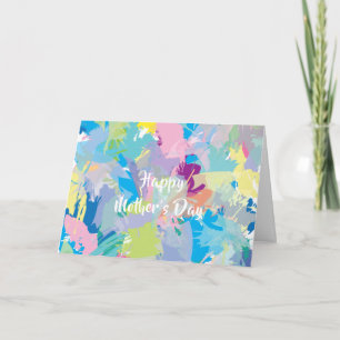 Cartão Dia de as mães feliz ❤️ placa de Abstrato moderna