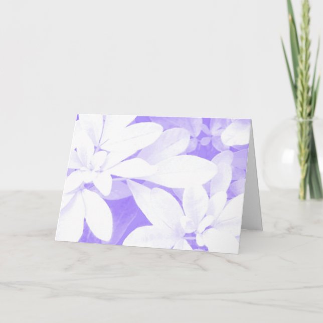 Cartão 'Dia de as mães Feliz' Roxo do Soft (Frente)