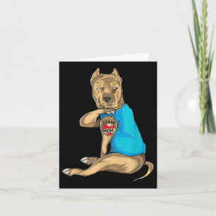Cartão Dia de as mães Oferece Engraçado Cachorro Eu Amo M