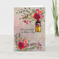 Dia de as mães para minha filha Elegante Floral