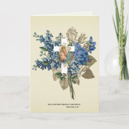 Cartão Dia de as mães Religioso Bendito Virgem Maria Vint