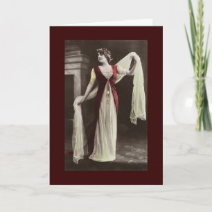 Cartão Dia de as mães Vintage