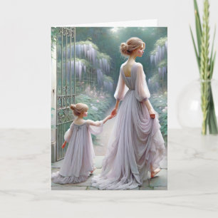 Cartão Dia de as mães Wisteria Garden