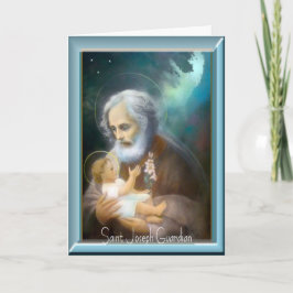 Cartão Dia de banquete de St Joseph