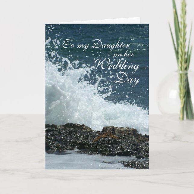 Cartão Dia de Casamento da Filha (Frente)