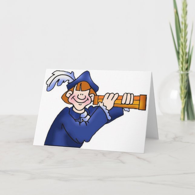 Cartão Dia de Colombo 2 (Frente)